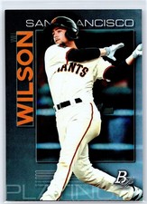 WILL WILSON 2020 Bowman Platinum Top Prospect San Francisco Giants Card #TOP-9