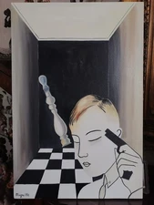 Rene Magritte oil painting