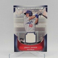 2011 Topps Jerry Sands Rookie Prospect Game Used Jersey Relic #MM-JS 10260