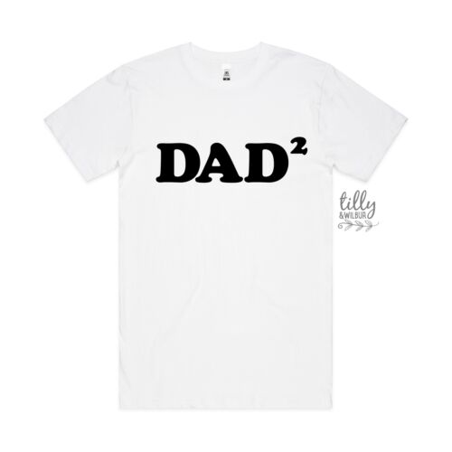 Dad Squared T-Shirt, Dad 2 T-Shirt, Gift For Dad, Father's Day Gift, Husband - Picture 1 of 4