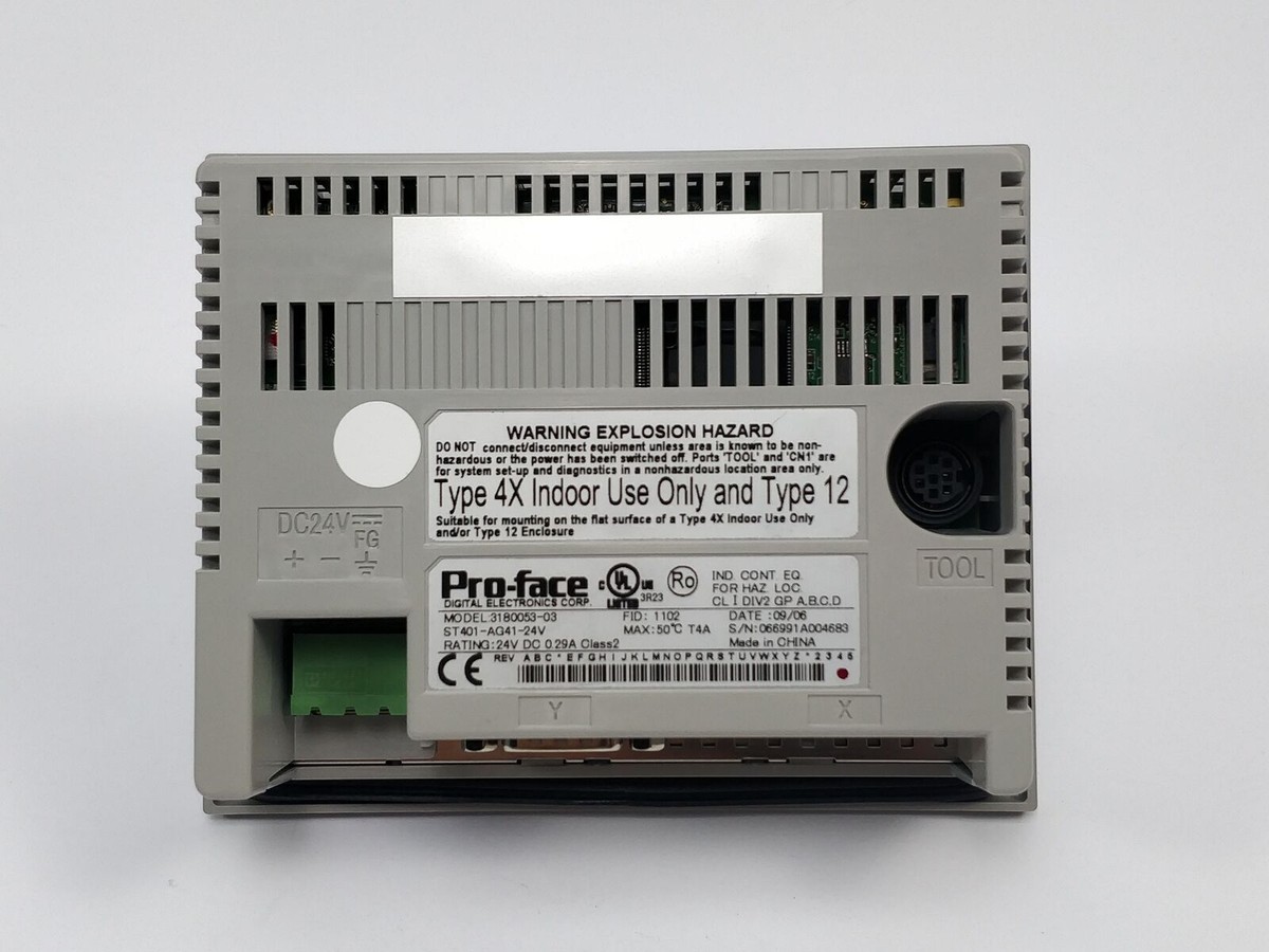 1PC New PRO-FACE ST401-AG41-24V TOUCH SCREEN In Box Via DHL 1PC New PRO-FACE ST401-AG41-24V TOUCH SCREEN In Box Via DHL