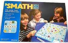 Smath Board Game by Pressman 5200 New in Sealed Box Fun way to Learn Math