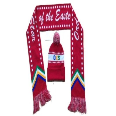 Colorful OES Beanie and Scarf Set Oes Scarf and Hat Set - Etsy main image 2