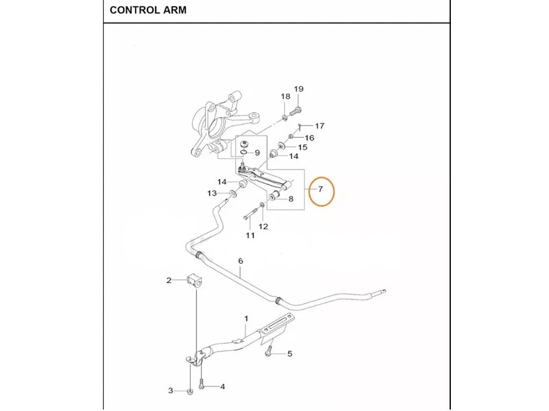 Wishbone / Suspension Arm fits DAEWOO MATIZ 8 Front Left + Right 1998 on F8CV - Image 2 of 2