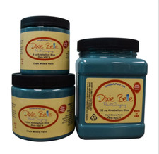 ANTEBELLUM BLUE - Dixie Belle - Dark Teal Mineral Chalk Paint - 118ml/4oz - 236m