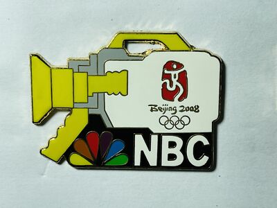 PIN OLYMPIC BEIJING 2008 CHINA NBC MEDIA HOUSE  #3