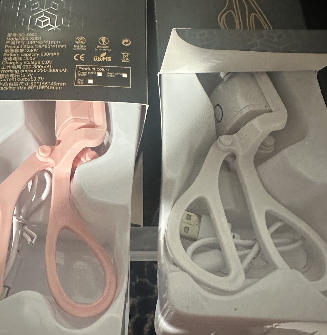 U.S. Seller Heated Eyelash Curler2 Heating Modes Quick Heated USB Rechargeable