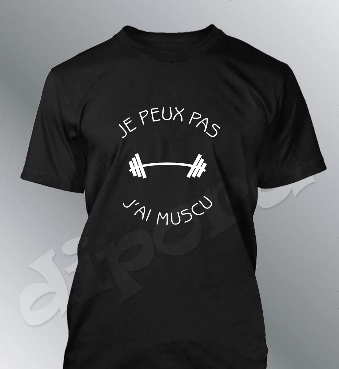 T-shirt J'Peux pas J'Vais à la Salle - Musculation