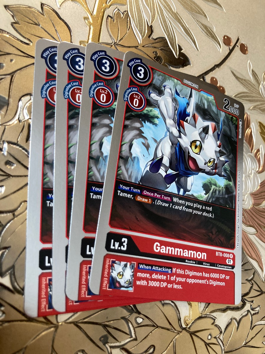 Digimon Card Game Playset BT8-008 R Gammamon New Awakening | eBay Digimon Card Game Playset BT8-008 R Gammamon New Awakening | eBay