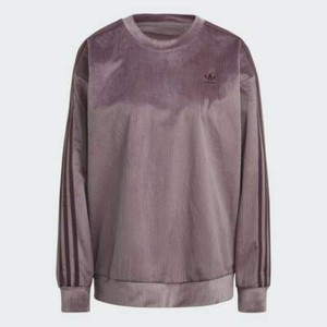 adidas originals corduroy crew sweatshirt