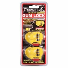TRIMAX TGCL244 Max Security Combo Gun Lock – Double Pack
