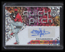 ENYEL DE LOS SANTOS 2021 Mosaic Quick Pitch Disco AUTO PHILLIES