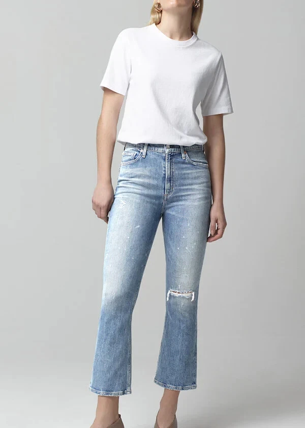 Citizens of humanity demy cropped flare jeans sale