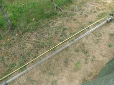 8 ft. GLASS PROCESS PIPE 2" Pyrex Double Tough Beaded DAIRY MILKING PIPELINE