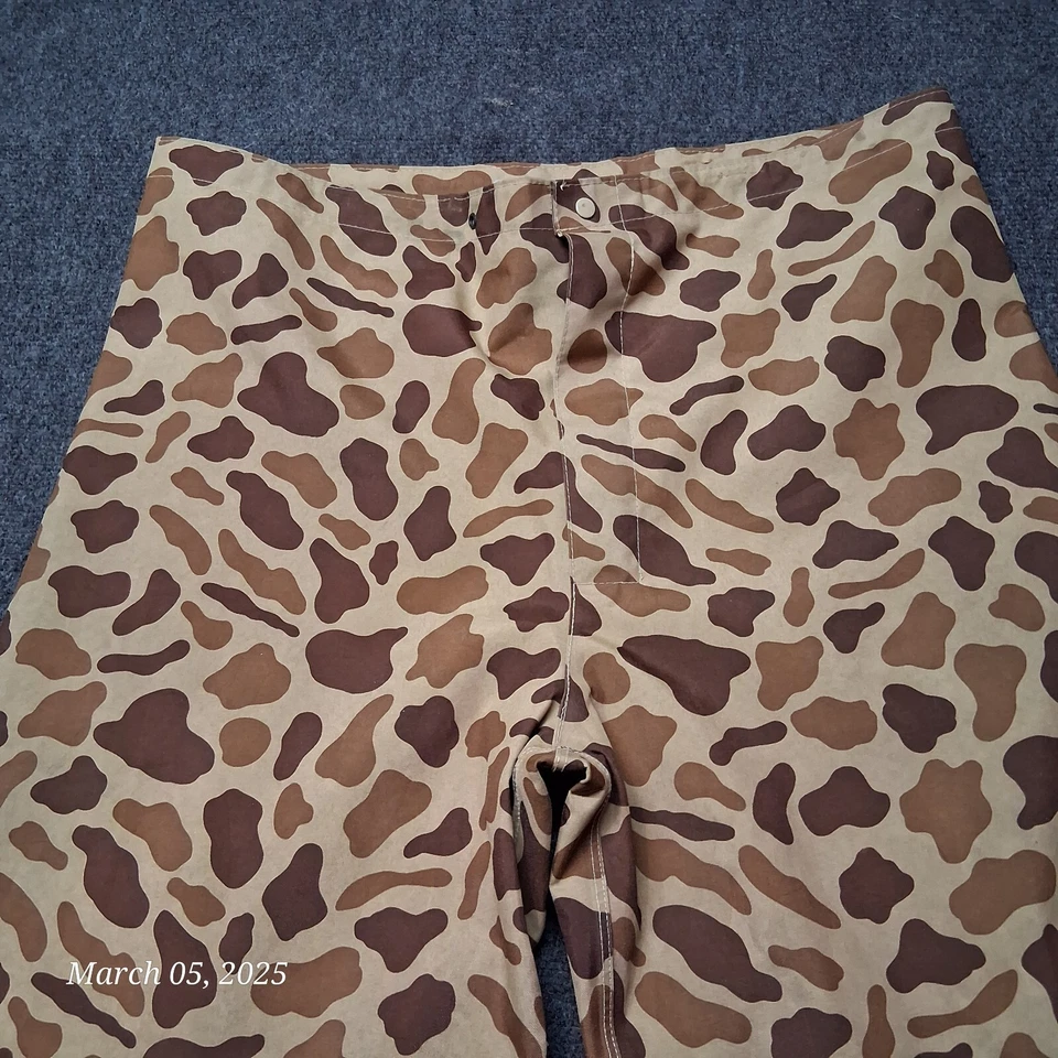 Hodgeman Waterproof Duck Camouflage Hunting Fishing Rain Pants Size Medium - Image 2 of 4