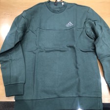 NEW Adidas Men's Size SMALL Crew Neck Sweatshirt Forest Green