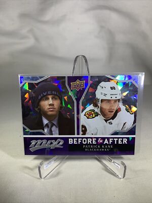 2021-22 UD MVP Before & After Insert Patrick Kane #13 Blackhawks