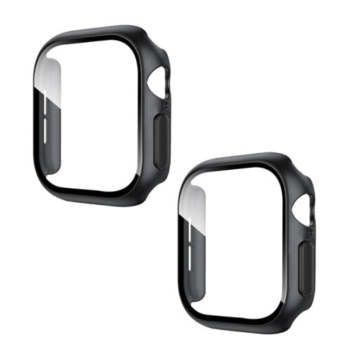 Funda de PC Impermeable Vidrio Templado Cubierta de Pantalla para Apple Watch Series 10 42/46MM - Imagen 12 de 14