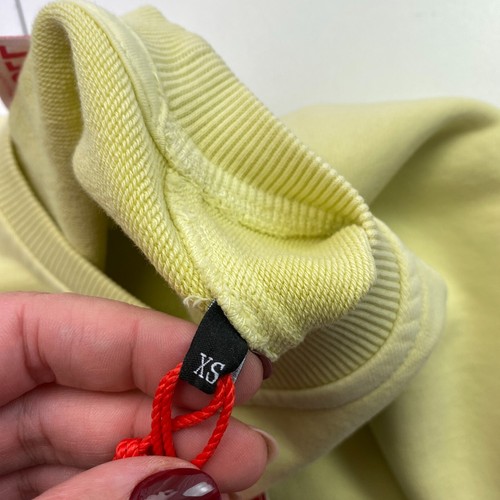 DIESEL Women Dusty Yellow D-ROBBIE-IND Crew Neck Jumper Dress Size XS - Picture 5 of 14
