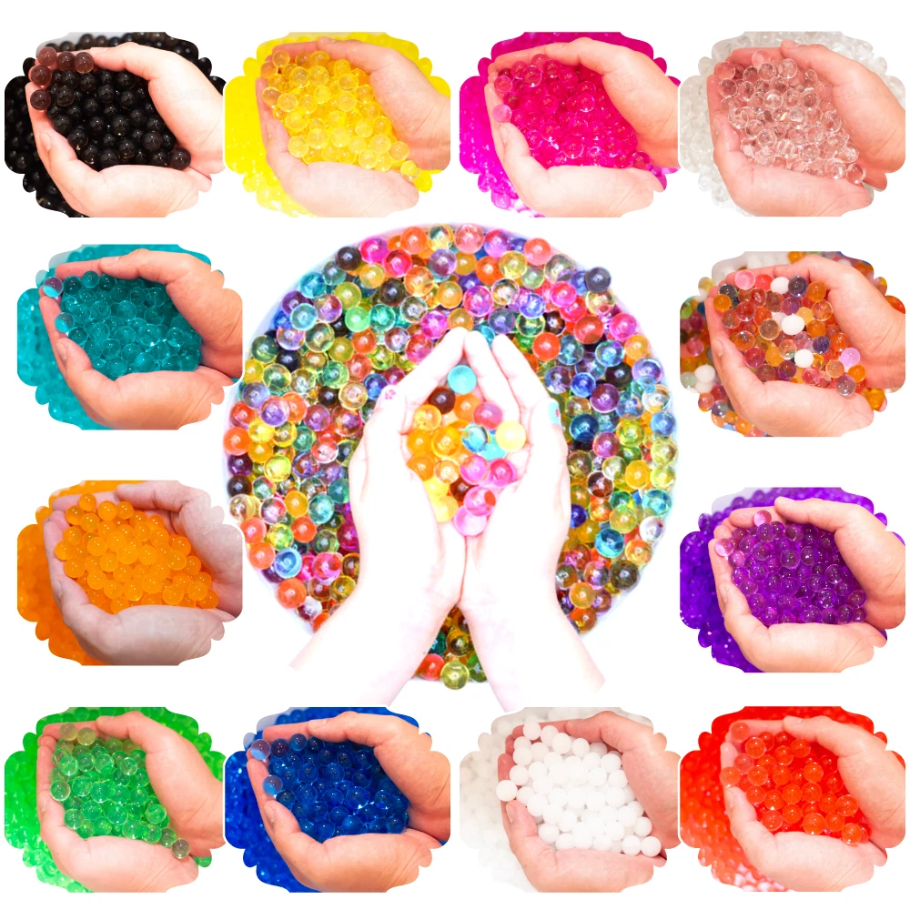 100K pcs Waterball Orbeez BULK PACK Aqua Decor Centrepiece Gel Soil Water Beads