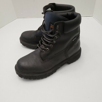 Timberland PRO Black Mens Boots Shoes Leather Direct Attach  display picture 3