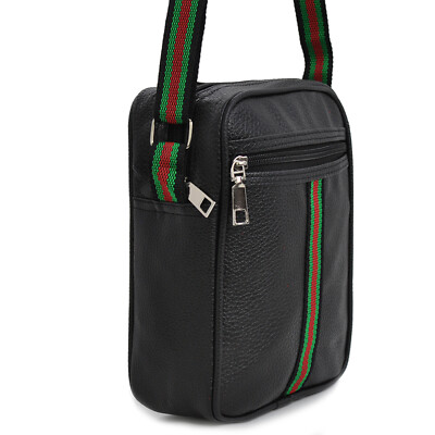 Borsa A Tracolla Ultraleggera Uomo - Borsello Messenger Per Laptop 10.5", Multitasca, Verde