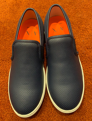 Vintage Armani Exchange Slip-On Sneakers - US 7 / EU 40 - Navy Blue