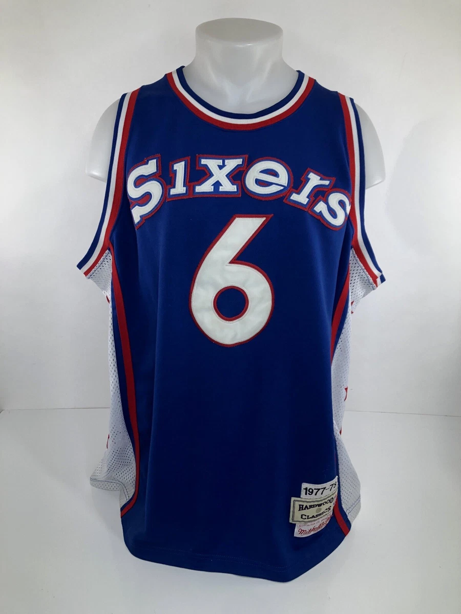 M&N ジュリアス・アーヴィング　77-78 76ERS クラシックユニフォーム Julius Irving Philadelphia 76ers 1976-77 Mitchell & Ness Swingman