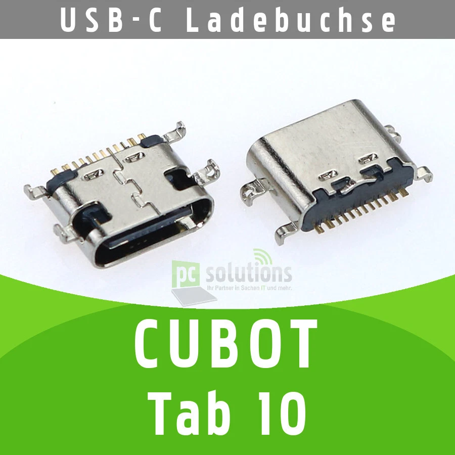 ✅ CUBOT Tab 10 USB-C DC Femmina Presa di Ricarica Presa di Alimentazione Socket Connector Port