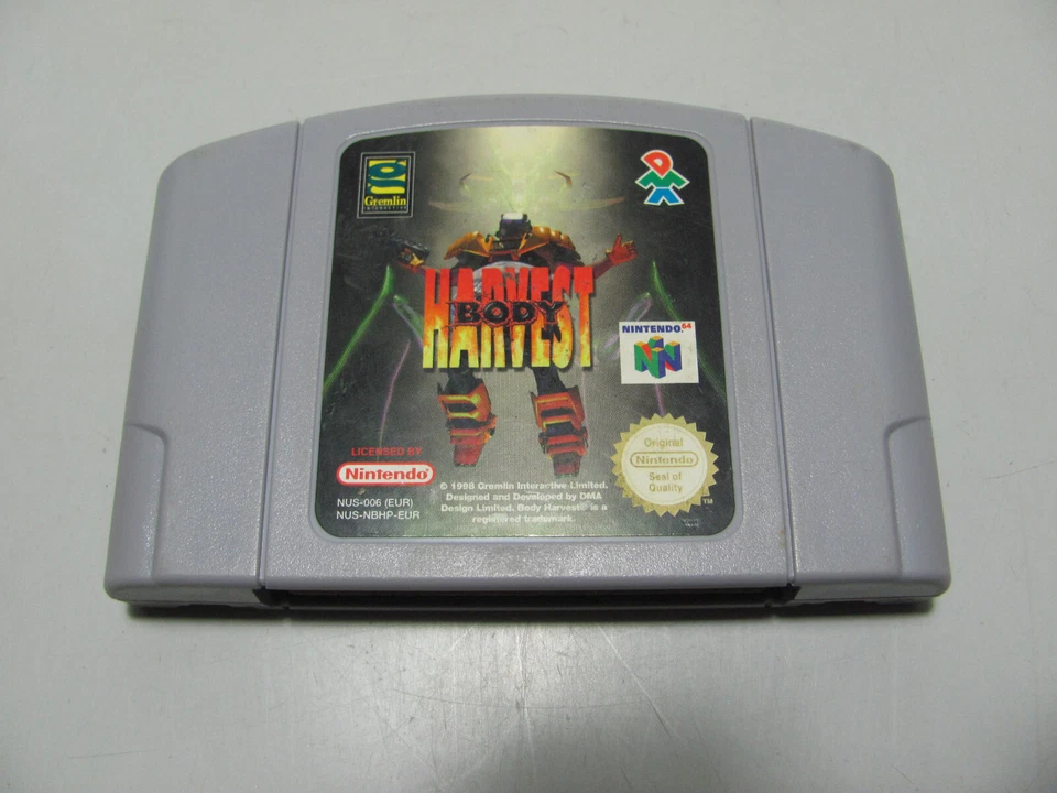 Carro Body Harvest Nintendo 64 en caja PAL probado y funcionando como se muestra Foto 2 de 4