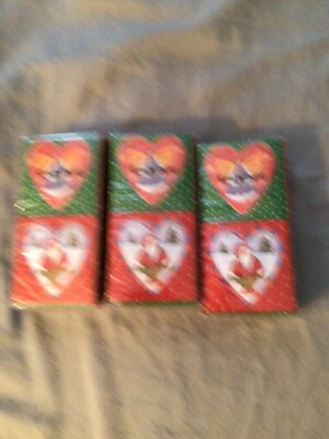 Gesundheit Pocket Facial Tissues New Christmas Heart Theme  New