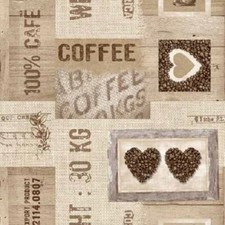 Wachstuch Tischdecke Coffee Cafe Premium 06140-01 eckig rund oval