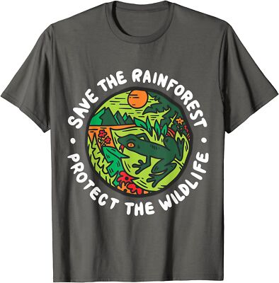Protect The Wildlife Save Rainforests Environment Unisex T-Shirt