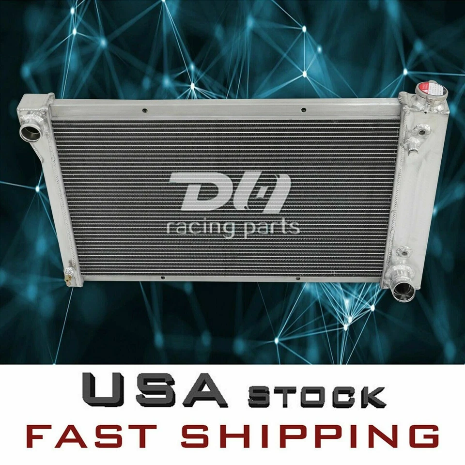 DH#367 3 Rows Aluminum Radiator Fits 1967-1972 GMC K15/1500 K25/2500 K35/3500 - Image 2 of 4