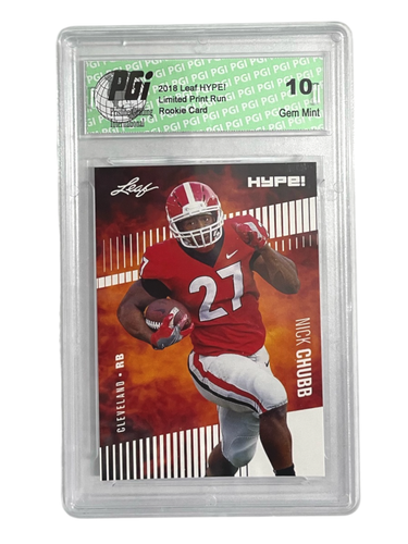 2014 Leaf U.S. Army All-American Bowl Nick Chubb #77 | eBay