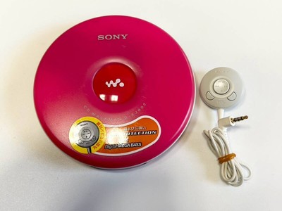 【新品未開封品】SONY CD WALKMAN D-EJ002 SONY D-EJ002 Walkman Portable CD Player Pink Operation Confirmed