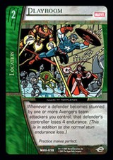VS System: Playroom Played Marvel The Avengers TCG CCG Classic Marvel DC DH Da
