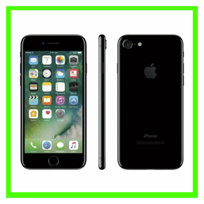Apple iPhone 7 128GB Jet Black (GSM Unlocked) 100% Tested Functional 
