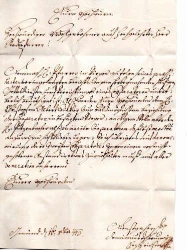 1773 GMUND TO LIENZ (OSTIROL) CON TESTO - Foto 2 di 2