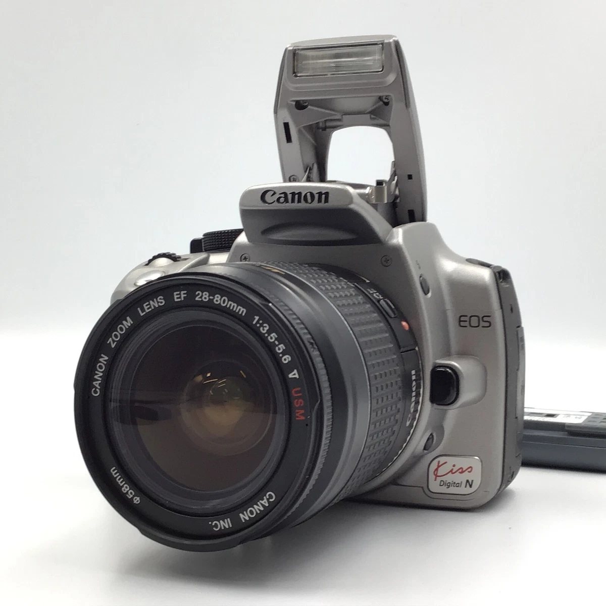 Canon EOS Kiss Digital N DSLR + EF 28-80mm f/3.5-5.6 Ⅴ USM Lens - GOOD