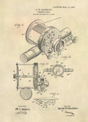 baitcasting reel ldrawing Fishdrops Baitcaster 7.5 oz Light Weight & Smooth, 12.12LB Drag Magnetic Brake Reels, Gear Ratio 7.0:1 Affordable Low Profile Freshwater Bait Caster Fishing Reel Sports & Outdoors smooth bearings Official Vintage 1907 Bait casting