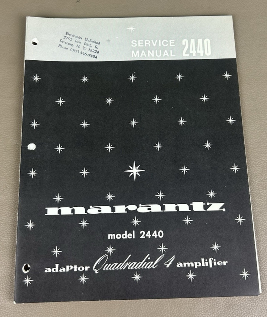 Marantz 2440 quad amplifier service manual D-128