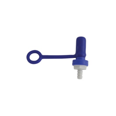 BWT 09MBLU1WDA   Blue 1/4'' Male Connector with Dust Cap Assembly