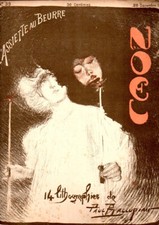 l'assiette au beurre revu humour caricature lithographie BALLURIAUT 39 noel 1901