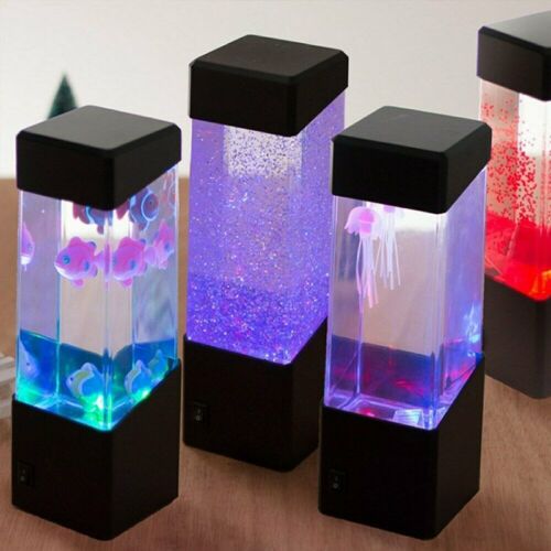 LED Jellyfish Light Lava Lamp Night Light Aquarium Multicolor Lighting Mood AU - Picture 7 of 12