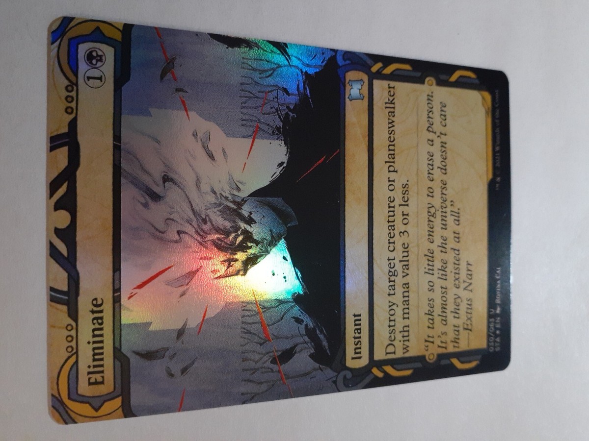 MTG Bling - Foil Showcase - Eliminate - Strixhaven: Mystical