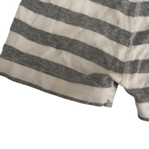 Hanna Andersson Shorts Girl's 4 Gray Striped Pull On Mini Lounge Pajama - Picture 8 of 8