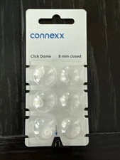 Siemens CONNEXX  8mm CLOSED Click Dome (Signia Rexton Widex Miracle Ear) 6 Pack