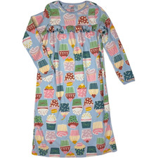 Carter's Fleece Cupcake Nightgown Girls 12 14 Long Sleeve Warm Winter Soft
