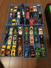 LARGE LOT VINTAGE HOTWHEELS 80 S 90 S 50 TOTAL CARS IN CASE